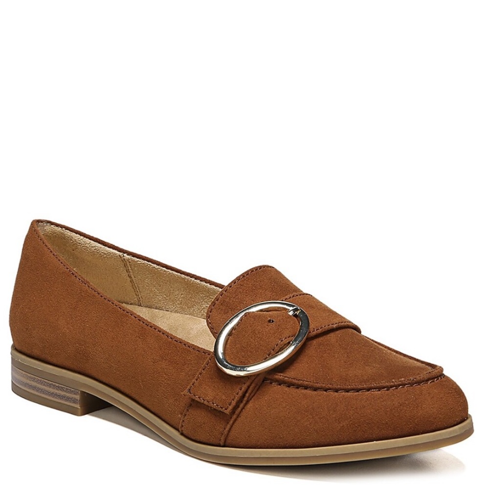 Naturalizer Mina Faux Suede Comfortable Buckle Loafer